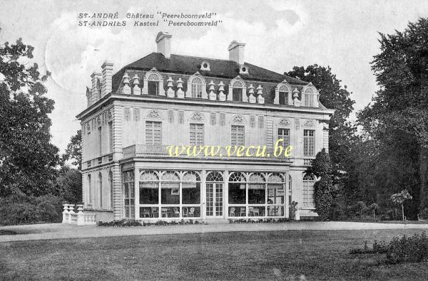 postkaart van Sint-Andries  Kasteel Peereboomveld