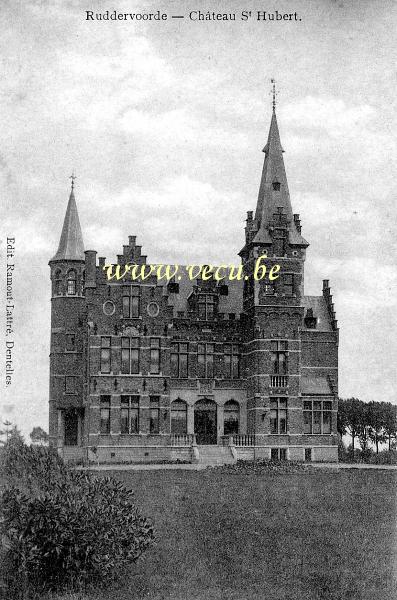 postkaart van Oostkamp Ruddervoorde - Château St Hubert