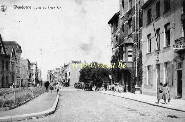 ancienne carte postale de Wenduyne Villa du grand air