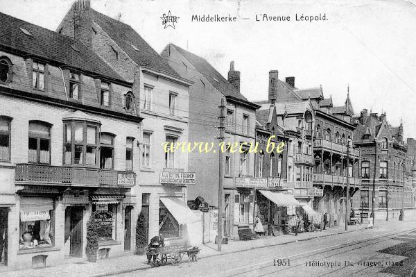 postkaart van Middelkerke Leopoldlaan