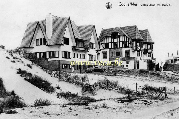 postkaart van De Haan Villas dans les Dunes