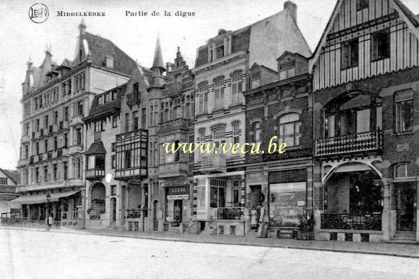 postkaart van Middelkerke Partie de la Digue