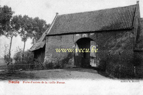 postkaart van Heule Porte d'entrée de la vieille ferme