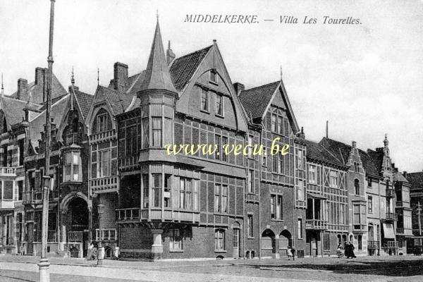 ancienne carte postale de Middelkerke Villa Les Tourelles