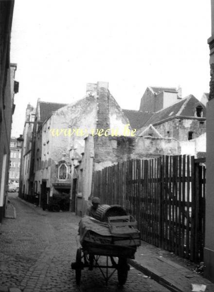 photo ancienne  de Bruxelles - rue du chien marin  Rue du Chien Marin