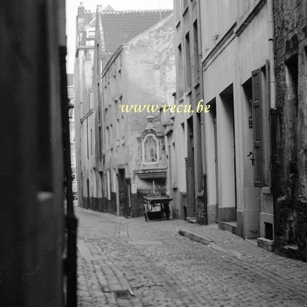photo ancienne  de Bruxelles - rue du chien marin  Rue du Chien Marin