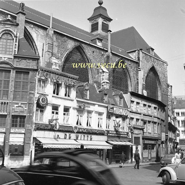 photo ancienne  de Bruxelles - petitre rue au Beurre  Petite rue au beurre