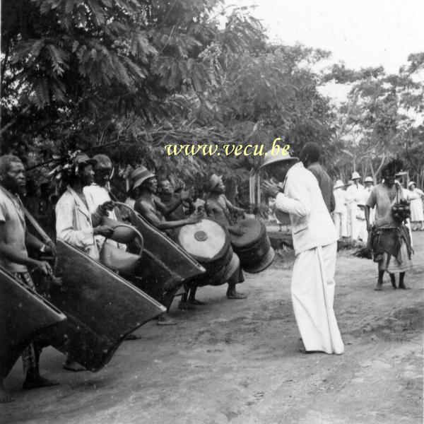 photo ancienne  de kabinda au Congo  Les Musiciens 
