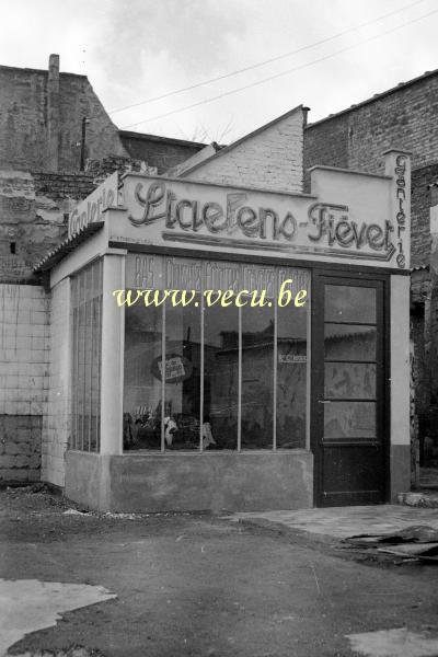 photo ancienne  de magasins  Ganterie Staelens - Fiévet