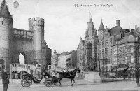 postkaart van Antwerpen Quai Van Dyck