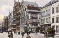 carte postale de Anvers Un Coin de la Grand'Place