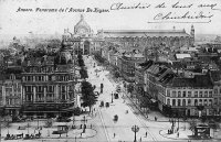 carte postale de Anvers Panorama de l'Avenue De Keyser