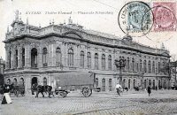 carte postale de Anvers Théatre Flamand