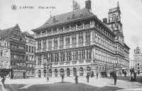 carte postale de Anvers Hôtel de Ville et Grand'Place