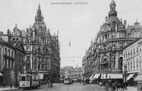 carte postale de Anvers La rue Leys
