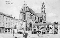 postkaart van Antwerpen Eglise St Paul