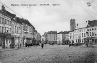 postkaart van Mechelen MarchÃ© au BÃ©tail