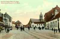 postkaart van Onze-Lieve-Vrouw-Waver Entrée du village à Wavre-Notre-Dame