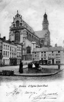 carte postale de Anvers L'Eglise Saint-Paul
