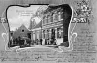 carte postale ancienne de Hingene Brasserie Roomen - J.Verstraeten - van Hoomissen - Eikevliet