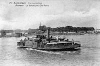 carte postale de Anvers Le bateau pour Ste-Anne
