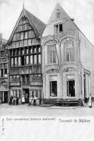 postkaart van Mechelen Quai aux-avoines - maisons anciennes