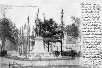carte postale ancienne de Malines Monument P.J. Van Beneden  (avenue Van Beneden)