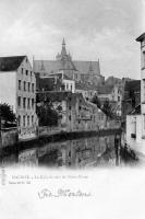 postkaart van Mechelen La Dyle du côté de Notre-Dame