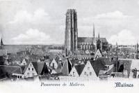 postkaart van Mechelen Panorama
