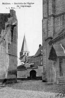 postkaart van Mechelen Sacristie de l'Eglise du Béguinage