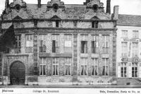 carte postale ancienne de Malines Collège St Rombaut