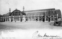 carte postale ancienne de Malines La Station