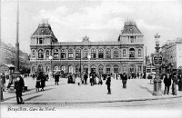 postkaart van Brussel Gare du Nord
