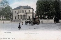 carte postale ancienne de Ixelles Maison communale d'Ixelles