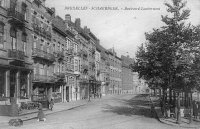 carte postale ancienne de Schaerbeek Boulevard Lambermont