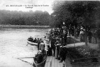postkaart van Brussel Le Lac du Bois de la Cambre - Canotage