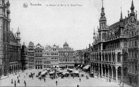 postkaart van Brussel La Maison du Roi et la Grand'Place