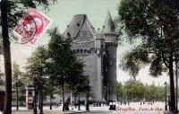 postkaart van Brussel Porte de Hal