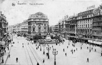postkaart van Brussel Place de Brouckère