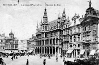 postkaart van Brussel La Grand'Place et la Maison du roi