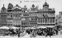 postkaart van Brussel Grand'Place - Côté Nord-Ouest