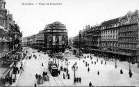 postkaart van Brussel Place de Brouckère