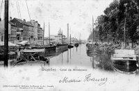 postkaart van Brussel Quai de Willebroeck