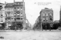 carte postale ancienne de Woluwe-St-Lambert Avenue Georges Henri (depuis le blvd Brand Whitlock)