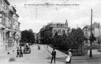 carte postale ancienne de Schaerbeek Place de Jamblinne de Meux