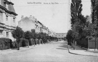 carte postale ancienne de Ixelles Avenue du Haut Pont