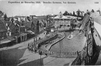 postkaart van Brussel Exposition 1910 - Bruxelles Kermesse - Vue générale