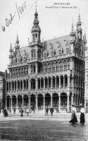 carte postale de Bruxelles Grand'Place - Maison du Roi