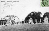 postkaart van Brussel Rue Royale - Entrée du Parc