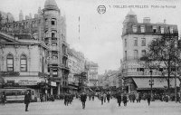 carte postale ancienne de Ixelles Porte de Namur